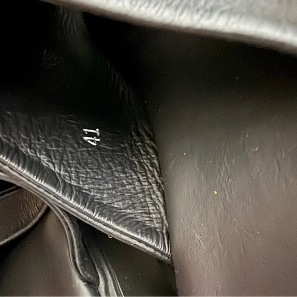 Copenhagen Studios | Black CPH231 vitello leather chunky platform slides sandals - Picture 10 of 10